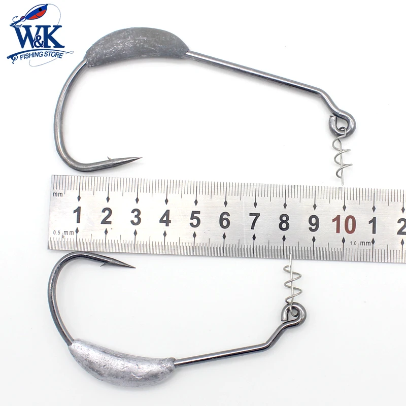 Горячая продажа Weedless крючки для Червяков с 26 г и 24 взвешенные рыболовные