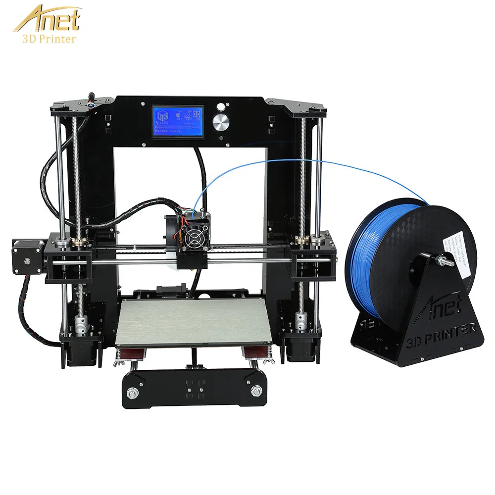 Anet A6L 3D принтер с самонивелирующимся высокоточным офлайн печатным столом DIY Kit