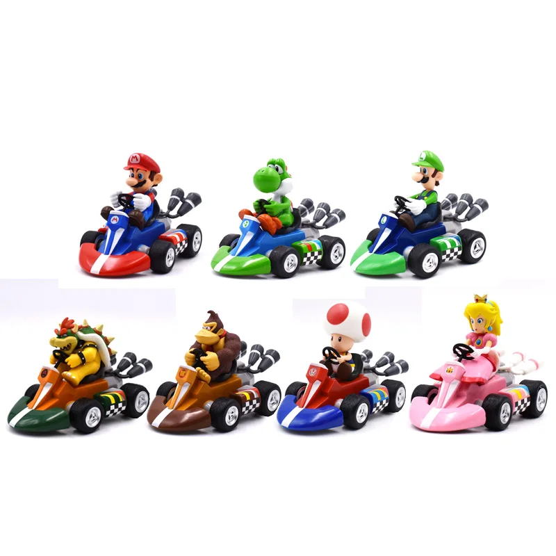 23 см аниме Figura Super Mario Bros Mario ПВХ фигурка куклы Коллекционная модель игрушки для малышей Рождественский подарок для детей