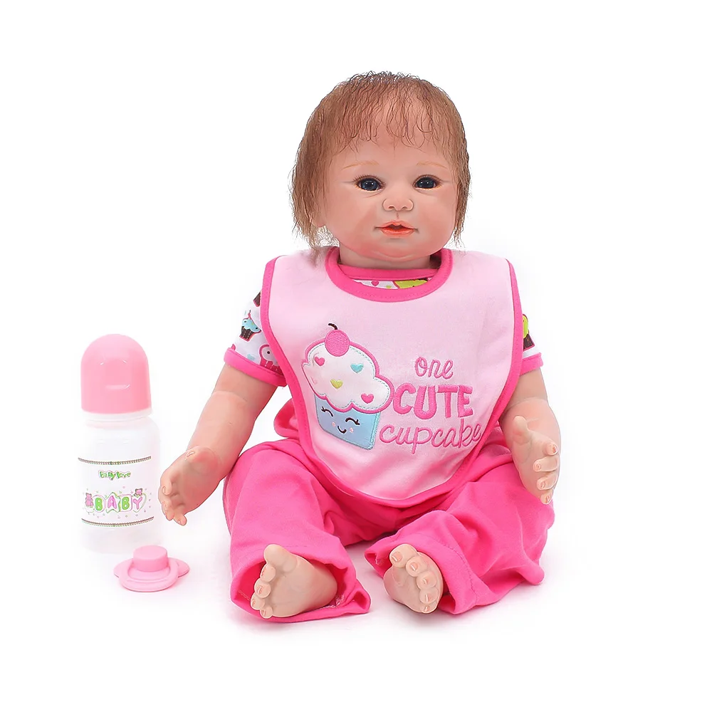 Куклы Bebe куклы для девочек игрушки 20 дюймов силиконовые новорожденных детей