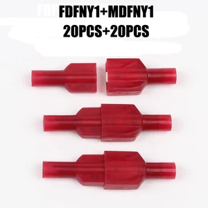 MDFNY1.25-250 FDFNY1-250 нейлоновый латунный женский изолированный Соединительный Кабельный соединитель 0, 5-1, 5 мм2 22-16AWG