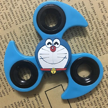 Blue Doraemon Спиннеры палец ABS EDC руки Spinner Для детей аутизм СДВГ виды стилей беспокойство стресса фокусировки вручную spinner - Цвет: Blue Doraemon