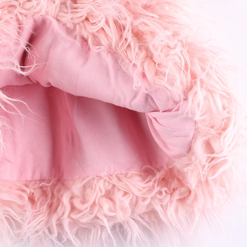 Новинка Сезон весна-осень Имитация шерсти для девочек Плюшевая юбка Детская