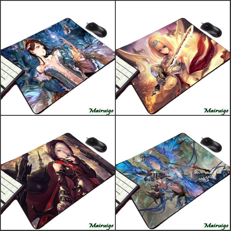 Mairuige новая популярная анимационная карточная игра Shadowverse с рисунком аниме для девочек, классный коврик для мыши для самостоятельного изготовления для геймера, компьютера, ноутбука, клавиатуры