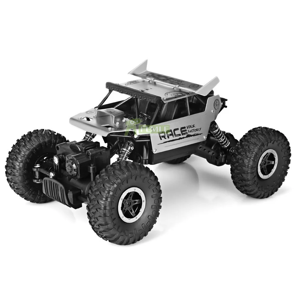 Flytec RC автомобили 9118 1:18 сплав 2 4G 4WD высокая скорость скалолазания Рок гоночный