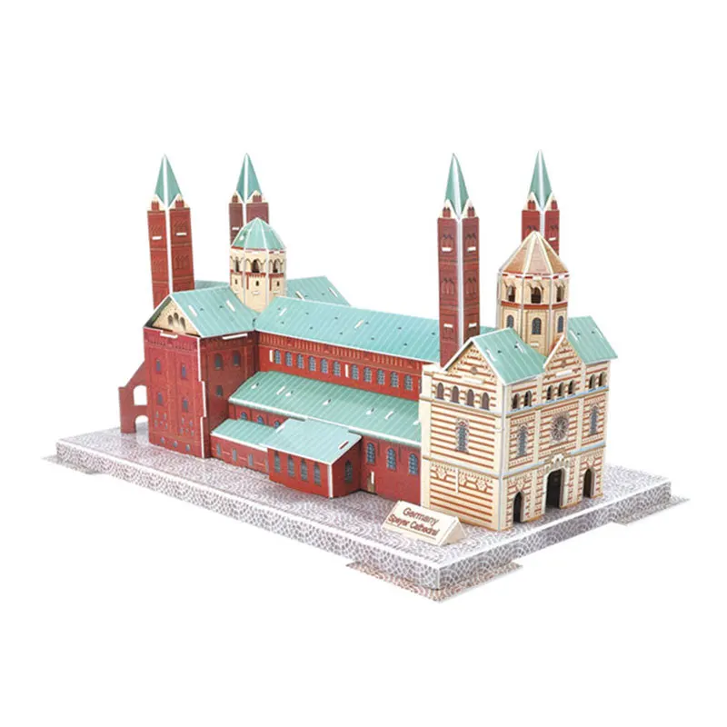 3D пазл детские развивающие игрушки модель Speyer строительные бумажные собор|toy