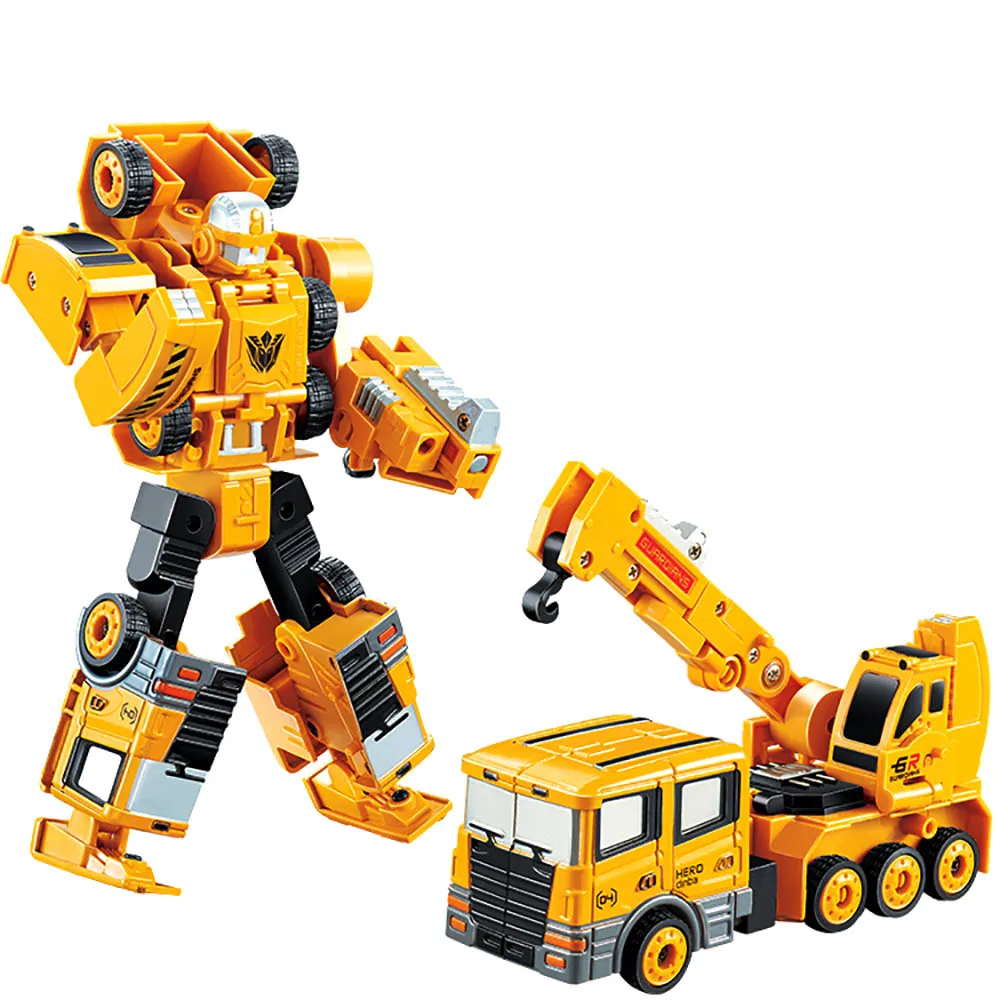 Модный инженерный автомобиль Броня деформация робот головоломка игрушка для