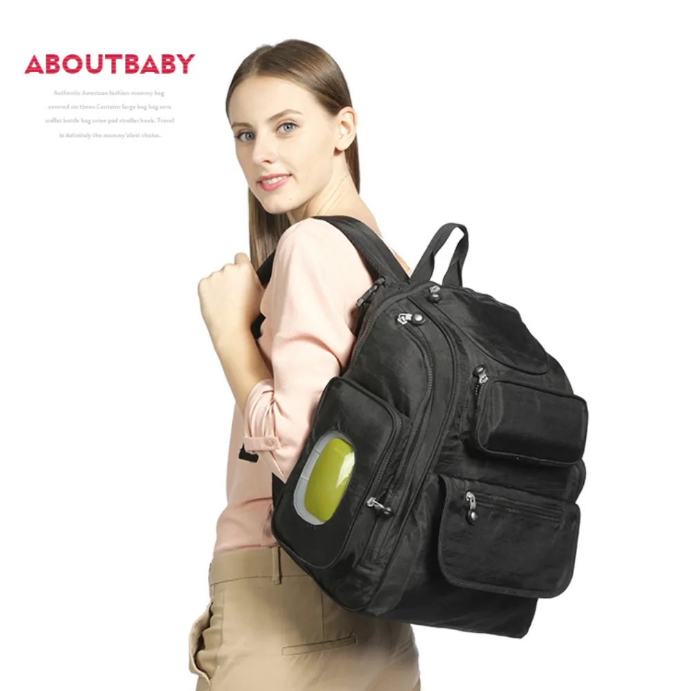 Модная сумка для мам многофункциональная подгузников рюкзак Детская с ремнями