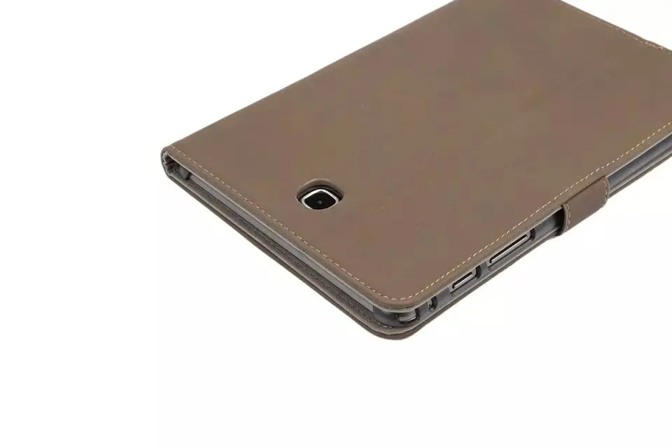 Кожаный чехол для Samsung T350 Tab A Матовый Ретро-Чехол-книжка из искусственной кожи