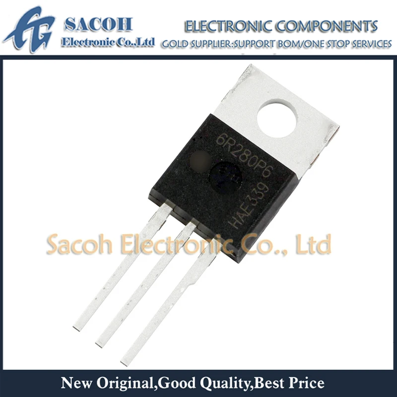 10Pcs IPP60R280P6 6R280P6 OR IPA60R280P6 OR IPB60R280P6 TO-220 13.8A 600V Power MOSFET