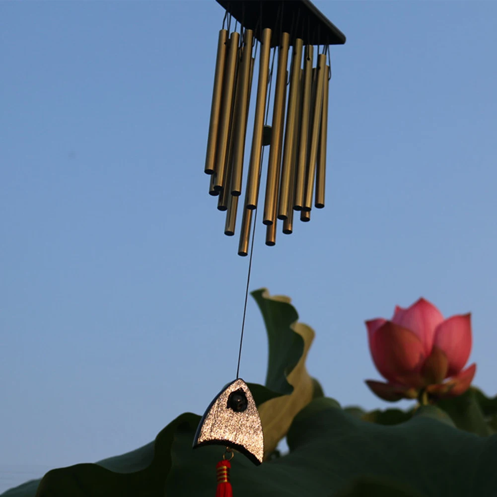 Китайские колокольчики Двор Сад медные трубки Античная Windchime настенный домашний
