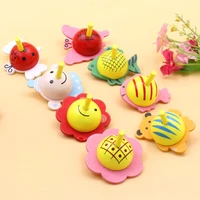 6pcs cartoon wooden animal gyro kids birthday party favor baby shower girl boy party gift pinata fillers souvenirs