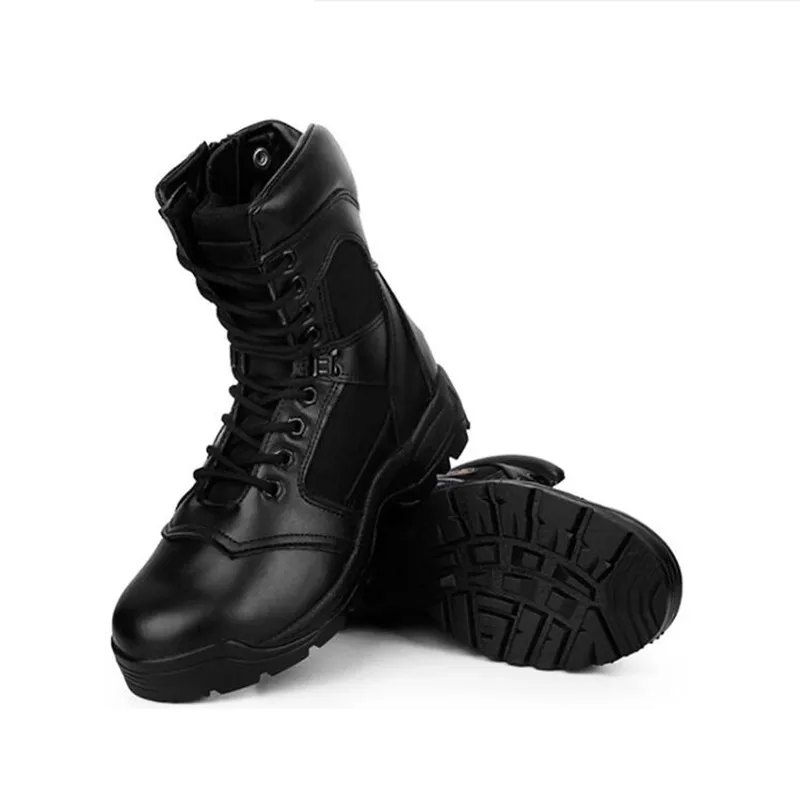 Новинка Мужская Военная обувь армейские ботинки мужская кожаная тактические