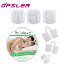 Горячая Распродажа расширители для носа от храпа, апноэ, помощь во сне, зажим для носа, стопор для храпа, силиконовое мини-устройство для сна, забота о здоровье