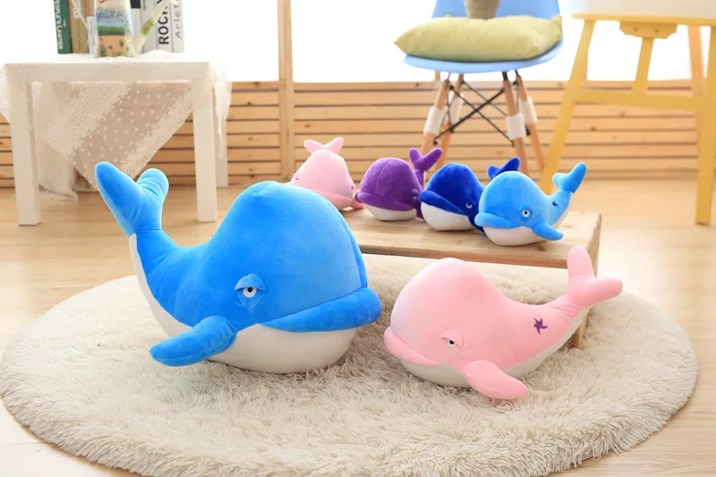 

small cute plush whale doll lovely big head whale toy gift about 25cm