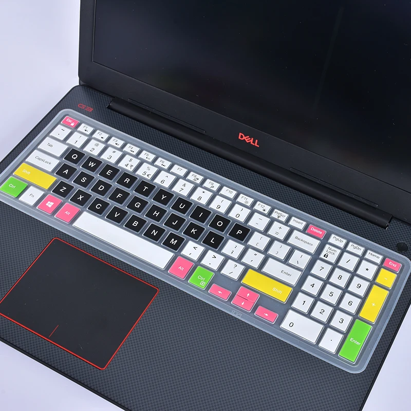 Для 15," Dell Inspiron 15 3000 5000 7000 серии G3 G5 G7 игровой серии Силиконовая клавиатура для ноутбука Защитная крышка