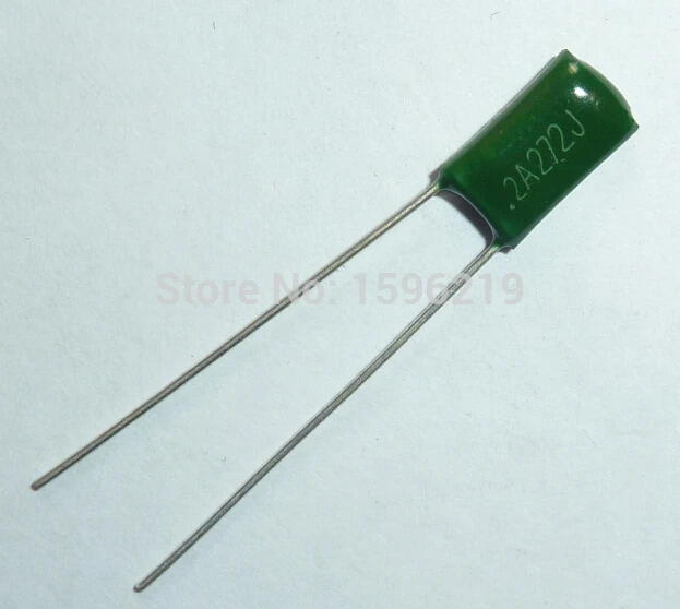 10 шт. Майларовый пленочный конденсатор 100 в 2A272J 2700pF 2.7nF 2A272 5% полиэфирный