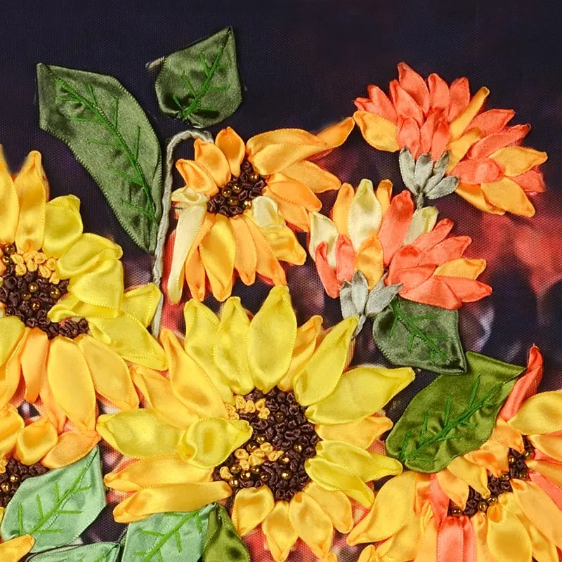 Новое поступление набор для рукоделия с объемными лентами Сентиментальный