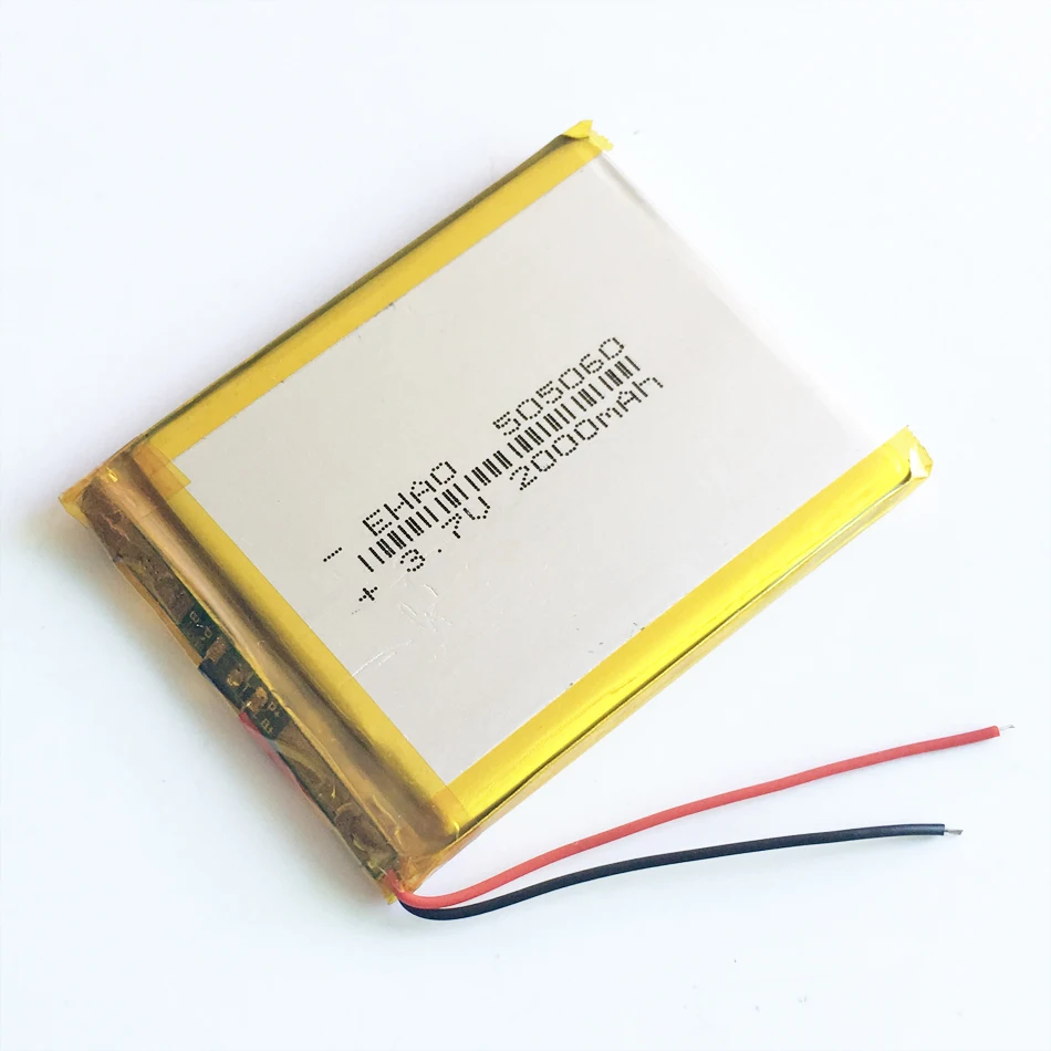 10 шт. 3 7 в 2000 мАч LiPo литиевая полимерная аккумуляторная батарея для onda PAD GPS Vedio
