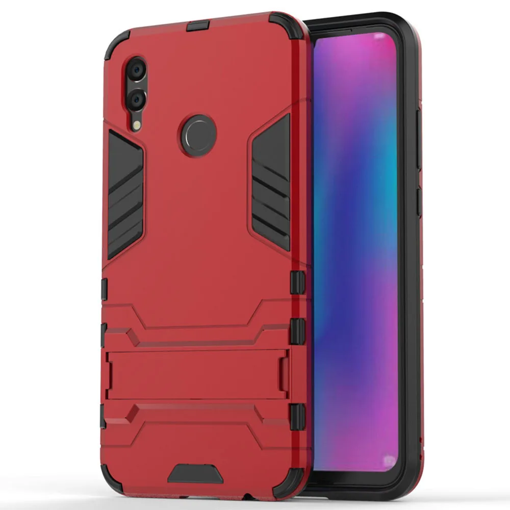 Чехол для huawei P Smart, роскошный чехол-подставка с Железным человеком, твердый чехол+ Мягкий силиконовый чехол из ТПУ для huawei P Smart Plus