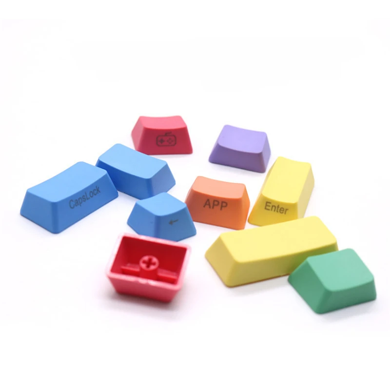 Ретро Keycaps PBT Пустой Толстый Мел Keyset Keycap для Cherry MX переключатели механическая