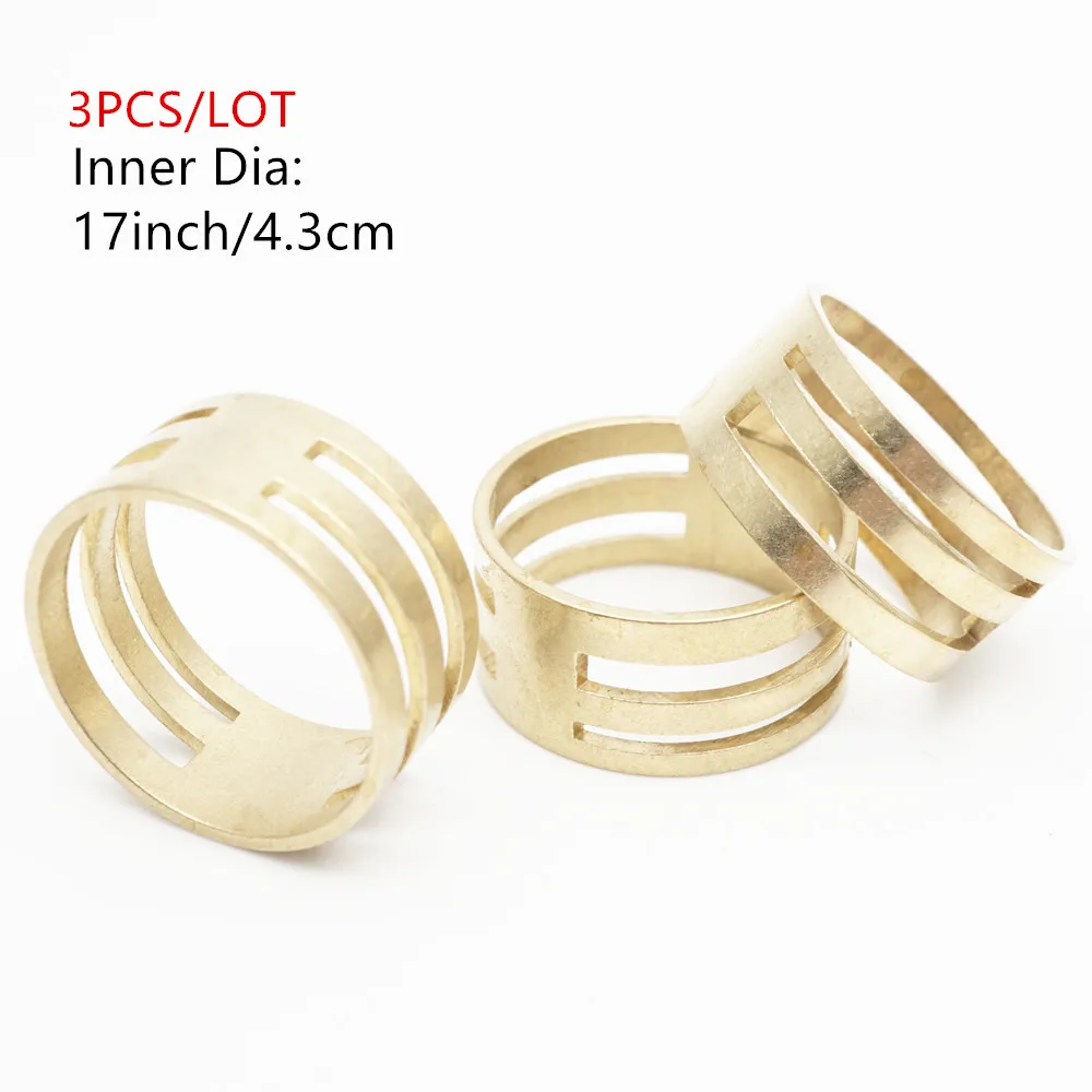 3pcs 17inch rings 3 шт. металлические прыгающие кольца открывалка открывания закрывающие инструменты Finge медное кольцо ювелирные изделия HK023 - Цвет: 3pcs 17inch rings