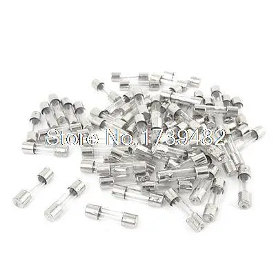 

100 Pcs Electrical Component 250V 30A Glass Fuse Tube 5 x 20mm