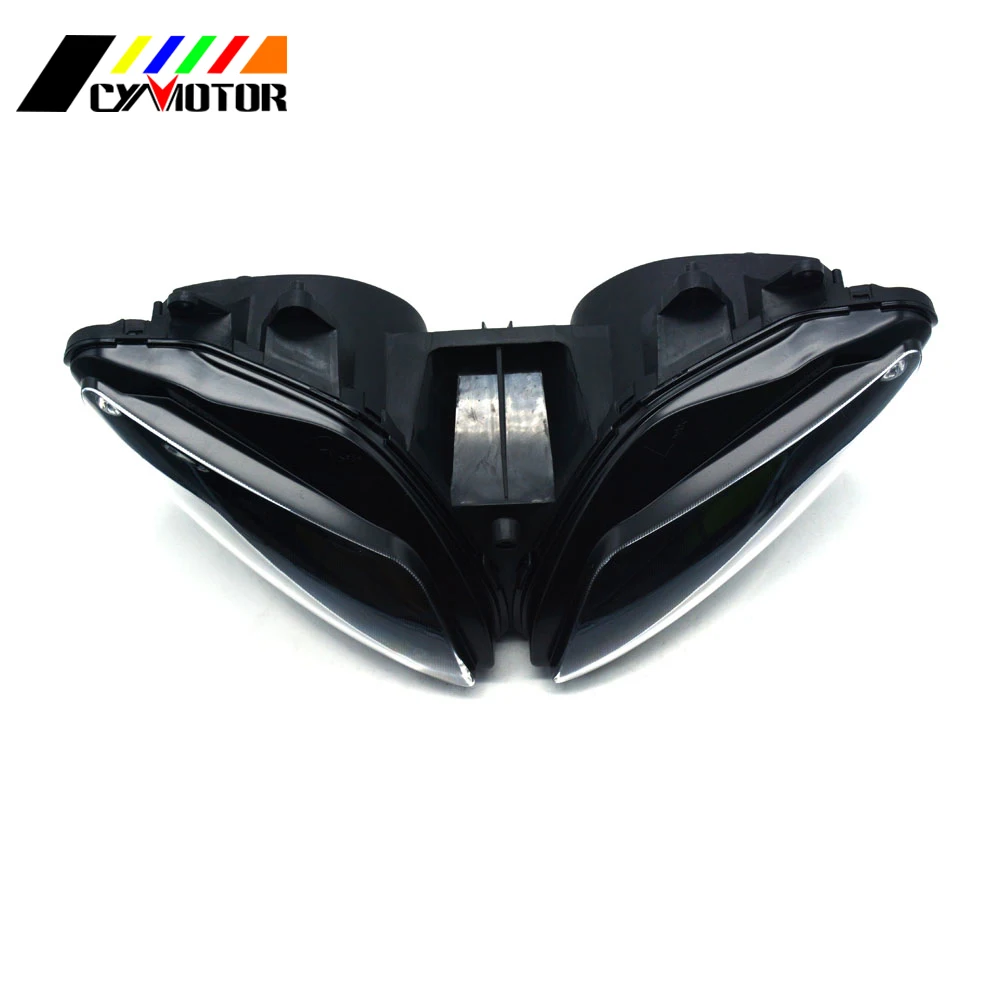 Передняя фара мотоцикла для YAMAHA YZF R1 YZFR1 2002 2003 02 03 уличный велосипед|Накладки и