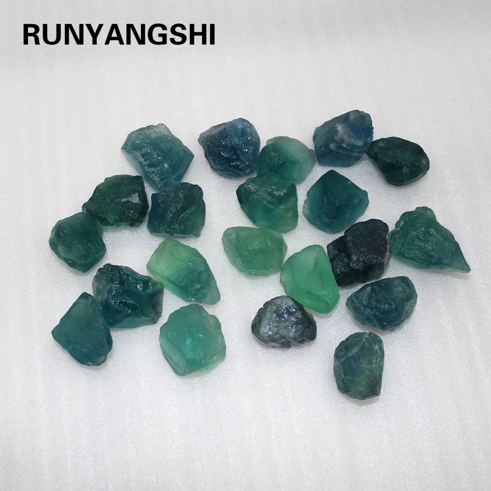 50 г натуральный зеленый флюорит сырой драгоценный камень кварцевый минерал