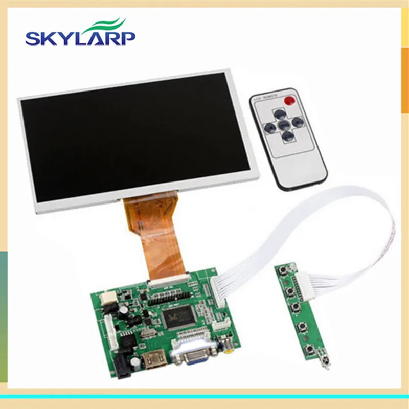Skylarpu 9 дюймов Raspberry Pi ЖК дисплей экран TFT монитор AT090TN12 с HDMI VGA вход драйвер платы