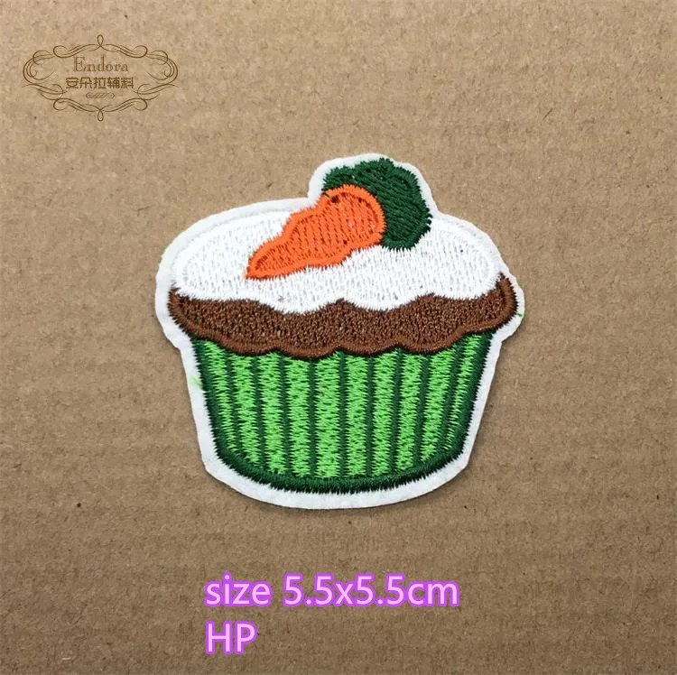 Новое поступление 10 шт. кексы фрукты конфет вышитые патчи железные на с мотивами