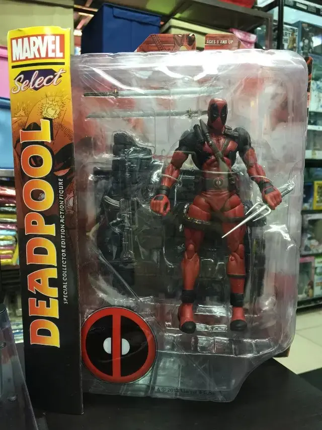 Фигурка Дэдпул Marvel супер герой X-men Дэдпул ПВХ фигурка Коллекционная модель игрушки 18 см