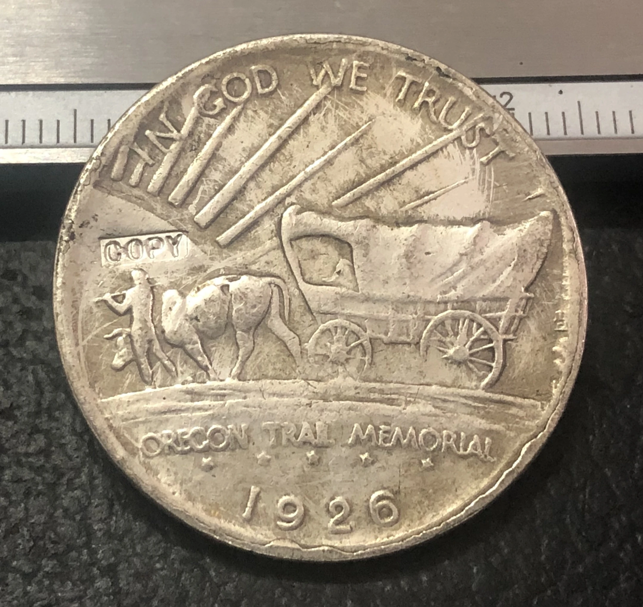 1926 США ½ доллара Орегон Trail Memorial|Безвалютные монеты| |