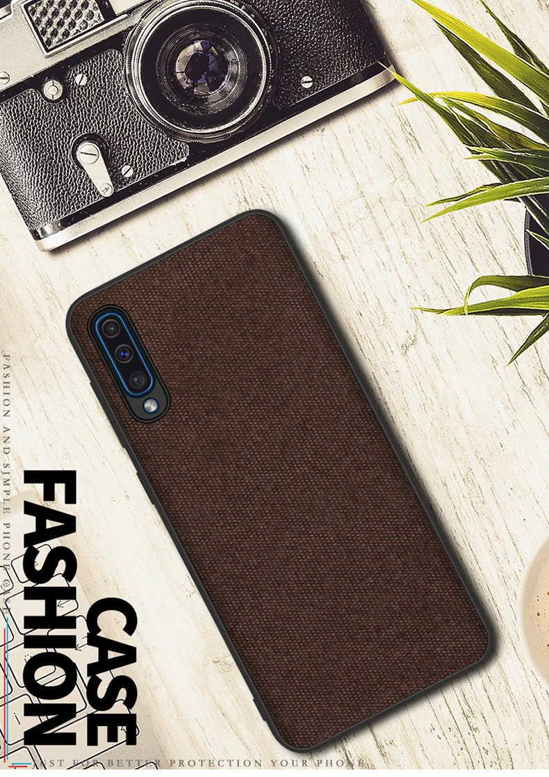Hadinas тканевый чехол для телефона для samsung Galaxy A50 A505 50 задняя крышка для samsung Galaxy A30 чехол 30 A20 A40 A50 A60 A70