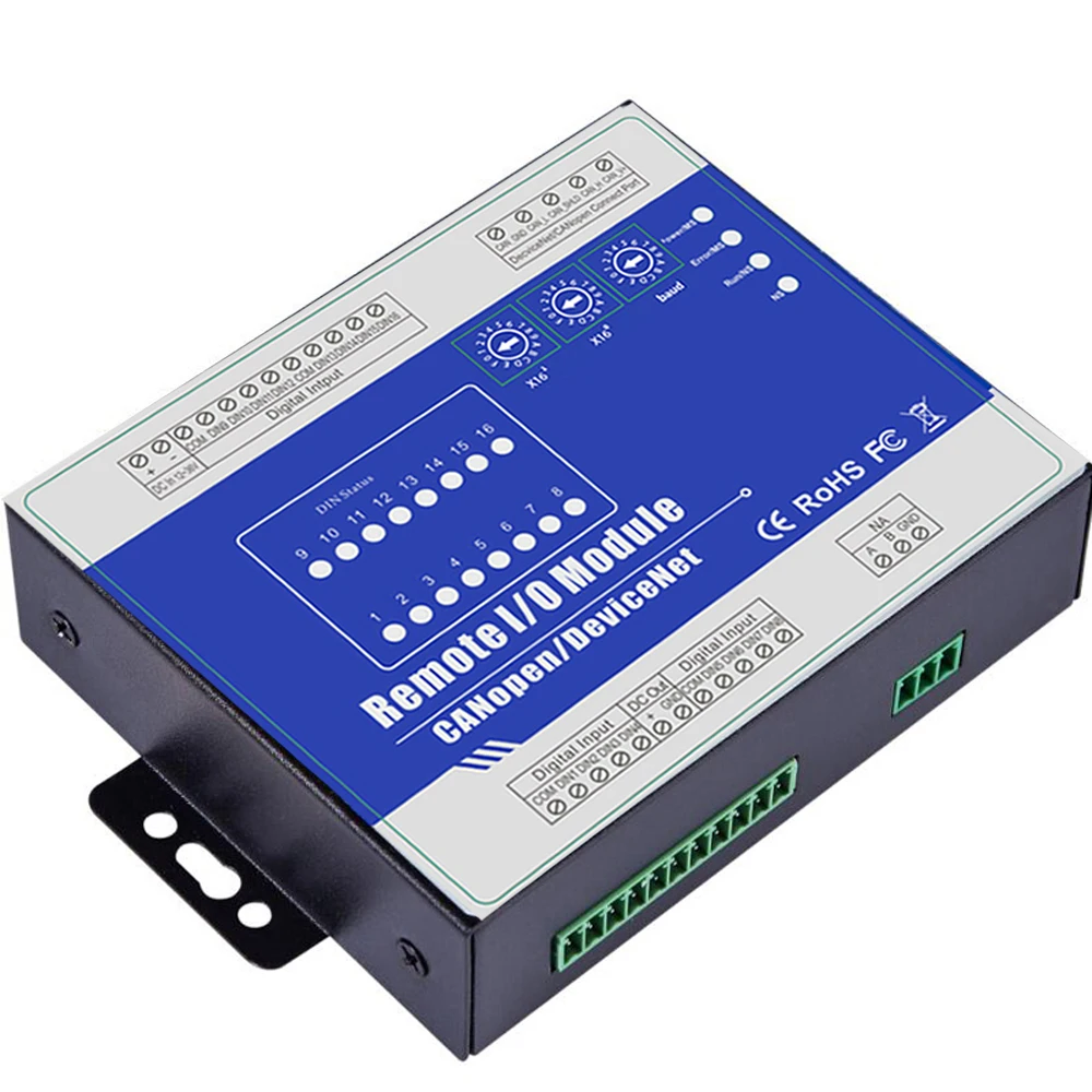 CANopen IO модуль 16 оптически-изолированные Цифровые входы поддерживает