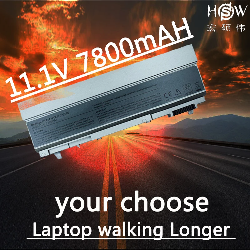 Аккумулятор HSW для ноутбука Dell Latitude E6400 E6410 E6500 E6510 Precision M2400 M4400 M4500 M6400 M6500 1M215 312