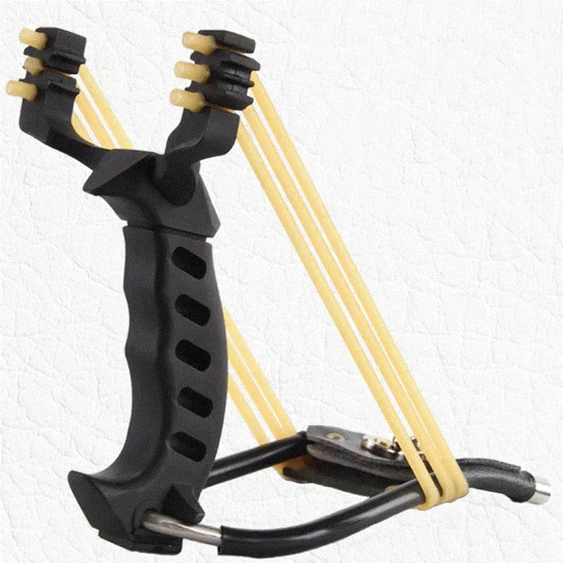 

Мощная Рогатка из сплава, вытягивающаяся катапульта на запястье с резиновой лентой для улицы, оборудование для взрослых, Охотничья Рогатка