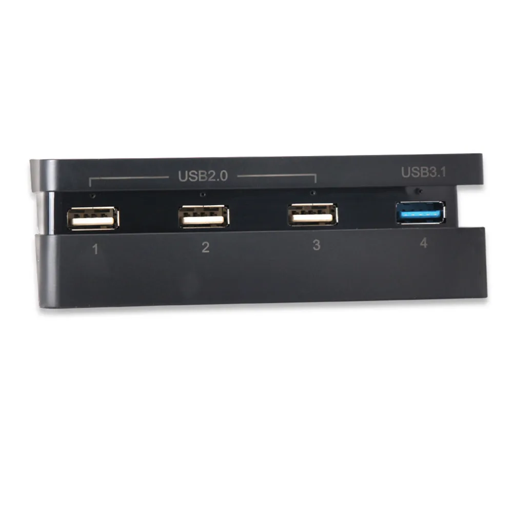Супер высокая скорость 4-в-1 usb-хаб порт+ 1 USB 3,1 порт+ 3 USB 2,0 порт s для sony playstation 4 тонкий PS4 Консоль черный контроллер