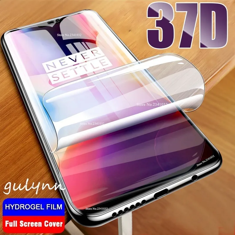 Защитная пленка для Oneplus 6 6T 7 7Pro Гидрогелевая 37D Pro 8 HD не стекло | Мобильные