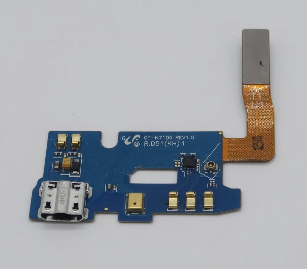 Dock Connector Зарядное Устройство USB Загрузочного люка Flex Кабель Для Samsung Galaxy Note 2 II N7105