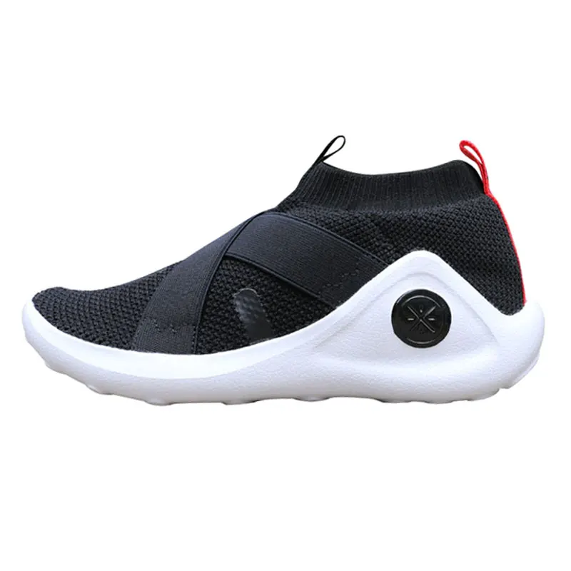 Li-Ning/Мужская обувь Essence X Wade, баскетбольная культура, светильник, ноская подкладка, без шнуровки, спортивная обувь, кроссовки AGWN053 XYP716 - Цвет: AGWN053-2
