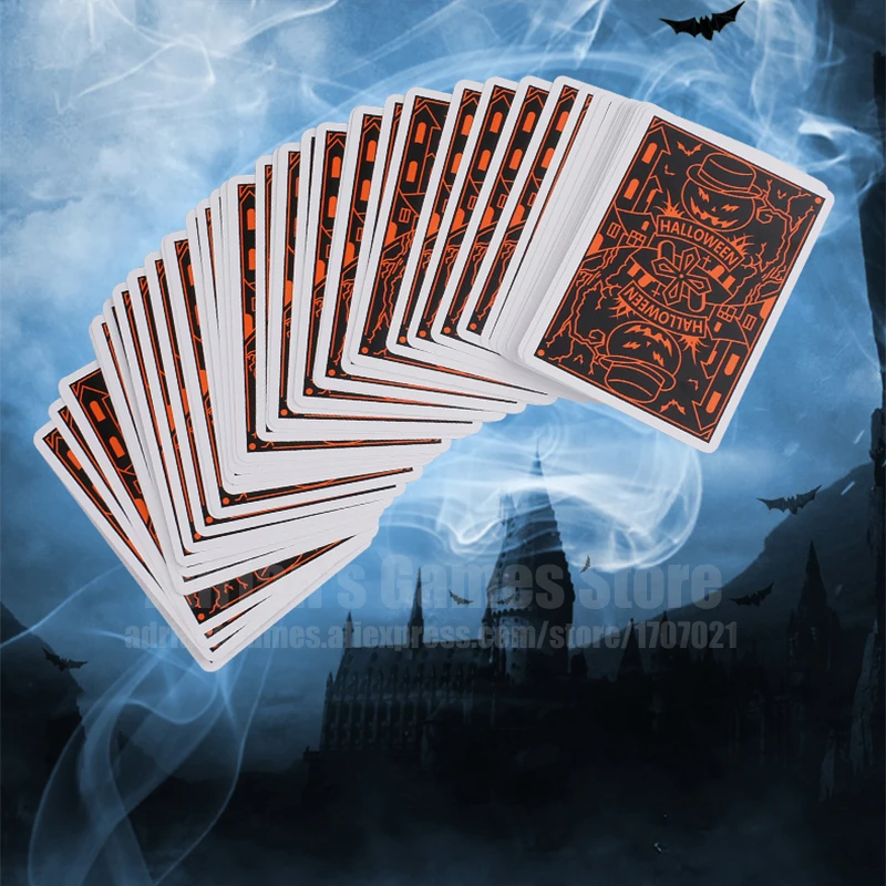 Хэллоуин Игральные Карты Magic карточная колода покер карты 88*63 мм Pocker | Спорт и