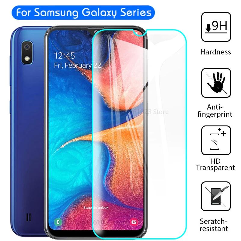 Закаленное стекло A50 для Samsung Galaxy A30 A10 A40 M10 M20 M30 Защитное A 50 M 10 20 30 защитная