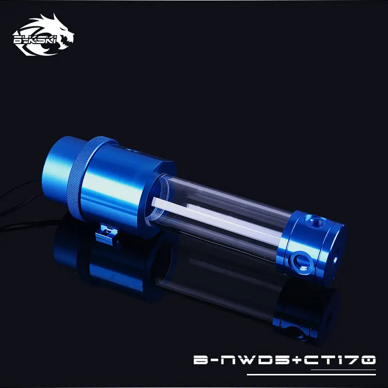 Bykski B-NWD5 CT интегрированный резервуар водяного Охлаждения Насос 1100/1500L 3,8 м синий