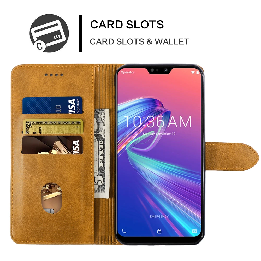 Для Asus Zenfone Max Pro M1 ZB601KL ZB602KL чехол из искусственной кожи откидной Чехол-подставка для Asus ZenFone Max M1 ZB555KL ZB631KL Чехол для карт