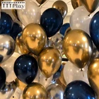 Воздушные шары, серебристые, 12 дюймов, 10 шт., шары из латекса цвета металлик шт.