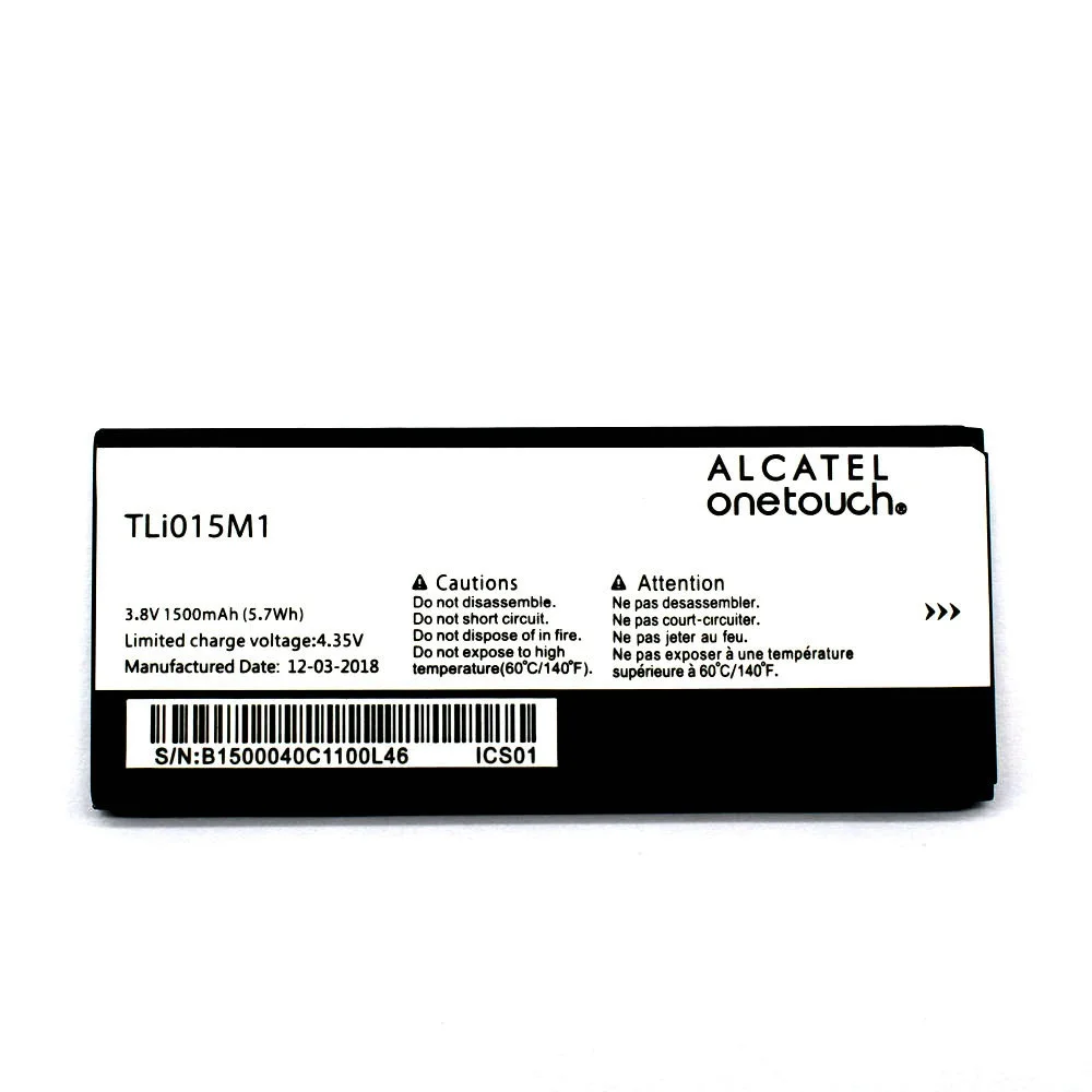 Новый аккумулятор 1500 мАч TLi015M1 для Alcatel One Touch Pixi 4 4034A PIXI 4034X 4034F 4034D phone