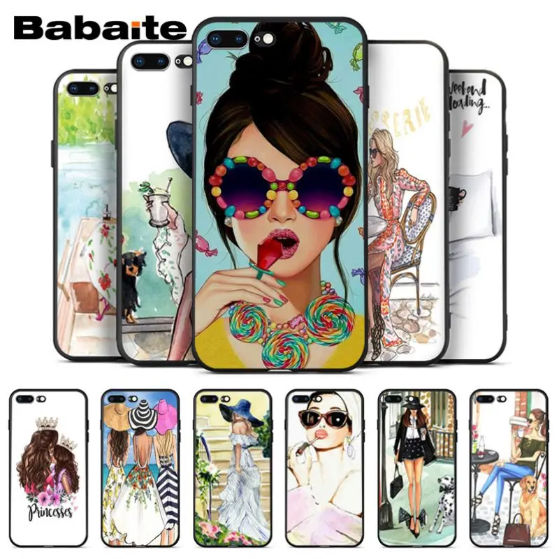 Babaite Модный чехол для телефона с изображением королевы и мамы iPhone 8 7 6 6S Plus X XS MAX 5 5S