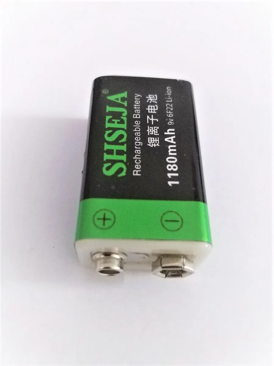 Новый 2 шт. 9 в аккумулятор 1180 мАч micro USB аккумуляторная батарея в|Перезаряжаемые