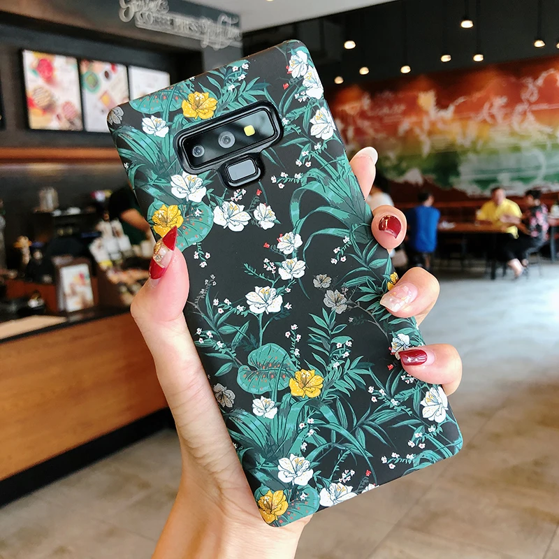 Чехлы YHBBCASES в стиле ретро с изображением цветов из мультфильмов для Samsung S10 S8 S9 Plus 3D